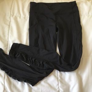 Black Lulu Lemon Speed Tights